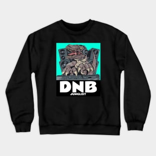 DNB - Junglist T.Rex Dj (blue) Crewneck Sweatshirt